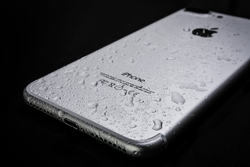 Nasses Handy iPhone