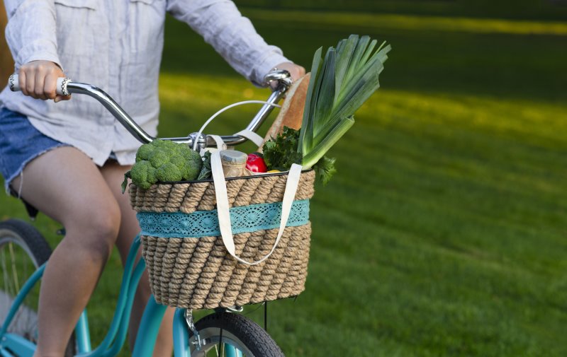 Mit dem E-Bike Citybike zum Einkaufen