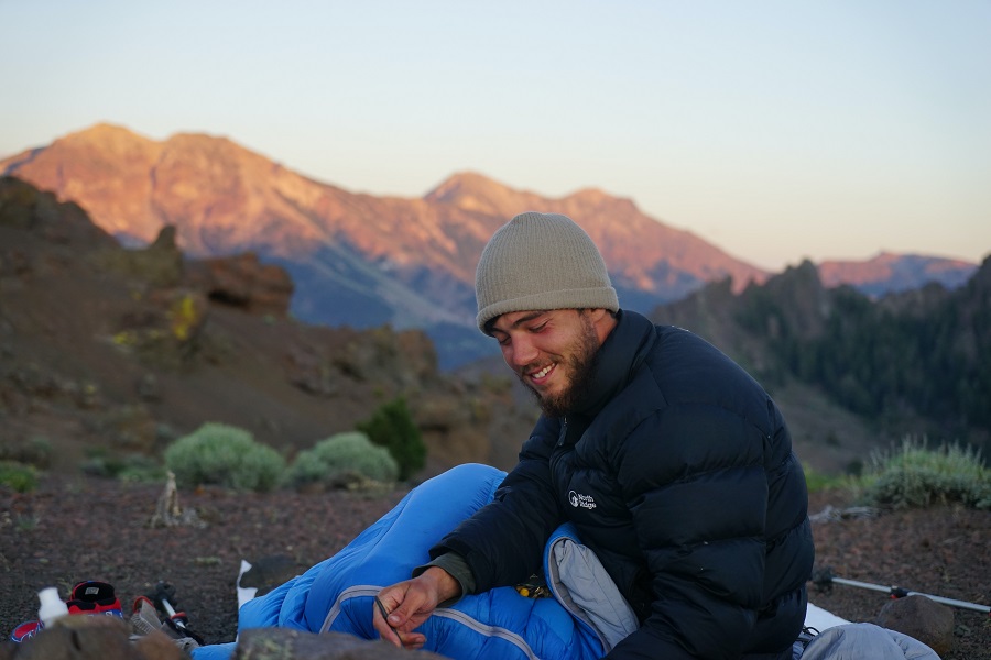 Biwakieren mit Schlafsack