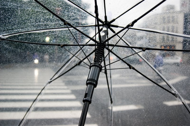 Regenschirm bei Regen