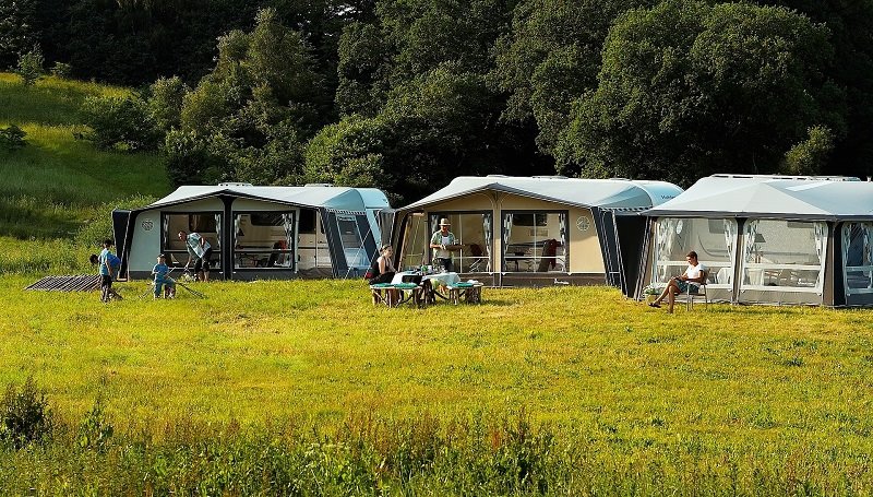 Camping für Anfänger: am Campingplatz