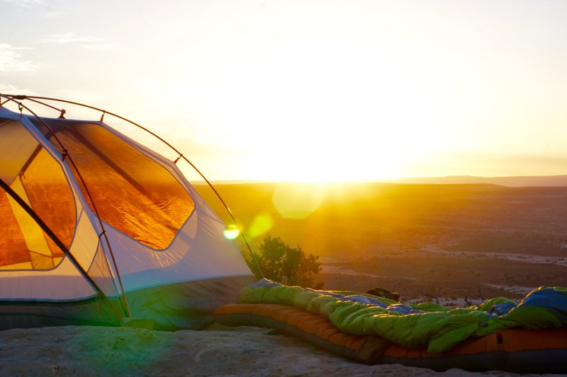 Zelt, Schlafsack und Schlafunterlage Camping-Luftmatratze im Test