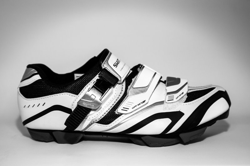Ein klassisches Modell Rennradschuhe von Shimano