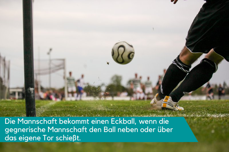 Schuss auf ein Fußballtor