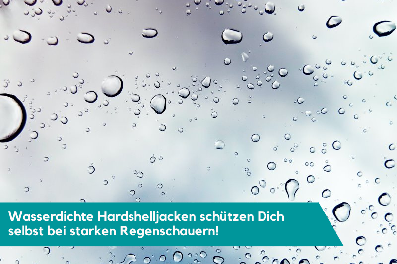 Wasserdichte Hardshelljacken Infografik