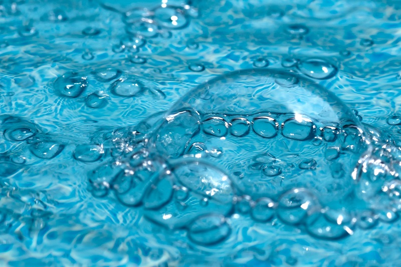Aufblasbarer Whirlpool Test Düsen Massage