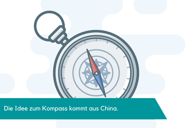 Foto eines Kompasses