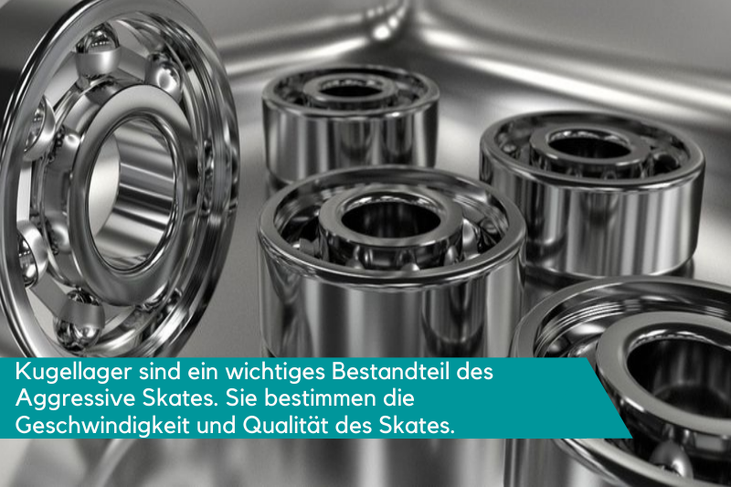 Kugellager der aggressive Skates im Detail