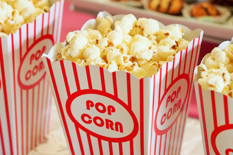 Hier sieht man Popcorn