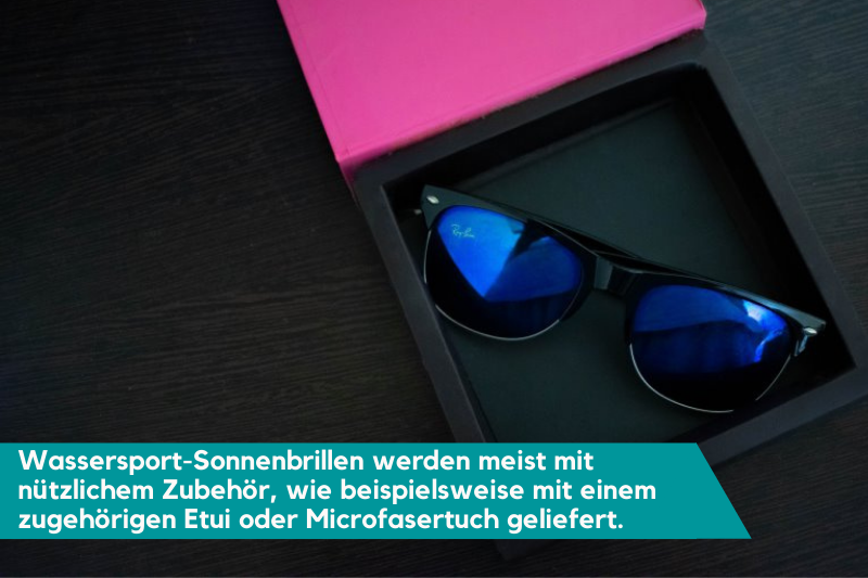 Wassersport-Sonnenbrille im Etui