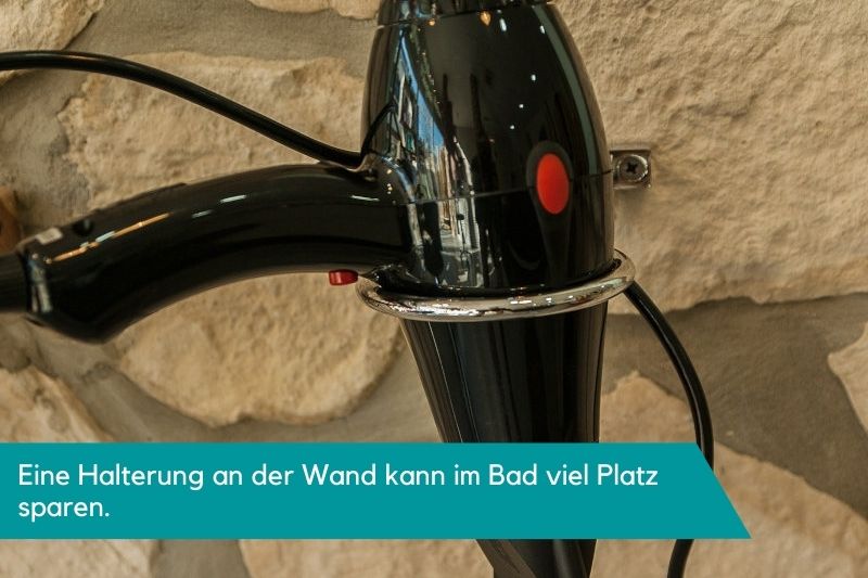 Halterung für den Reiseföhn Halterung für Haartrockner
