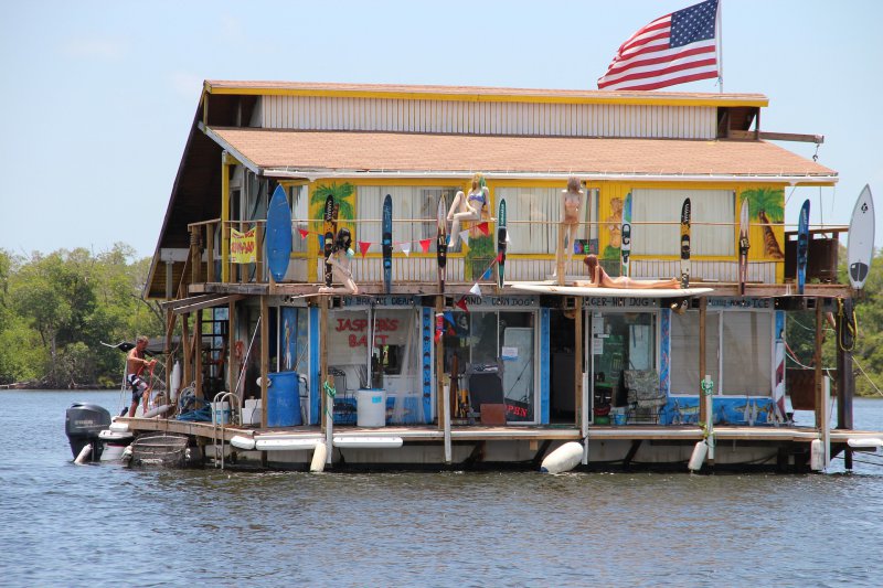 Hausboot in Amerika Hausboot