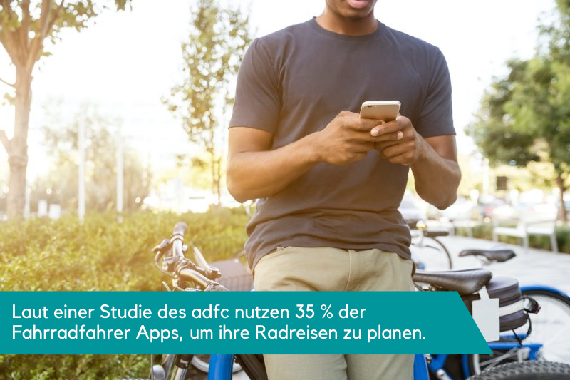 Fahrrad-Apps nutzen