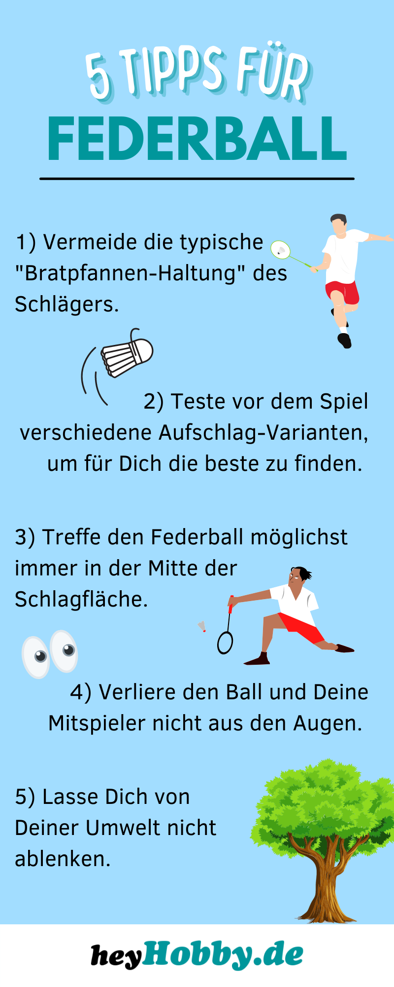 5 Tipps für Federball