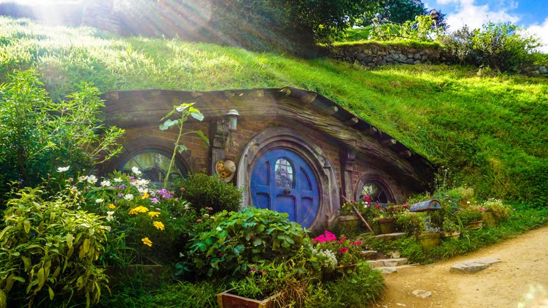 Hobbit Haus Hobbit Haus aus dem Film "Der Herr der Ringe"