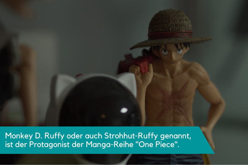 Manga-Figur des One Piece-Protagonisten Monkey D. Ruffy