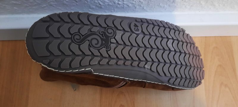 Die Sohle der Barfußschuhe von MagicalShoes. Die Sohle der Barfußschuhe von MagicalShoes.