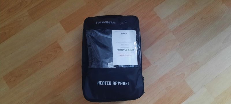 Verpackung der HEWINZE Heizweste.