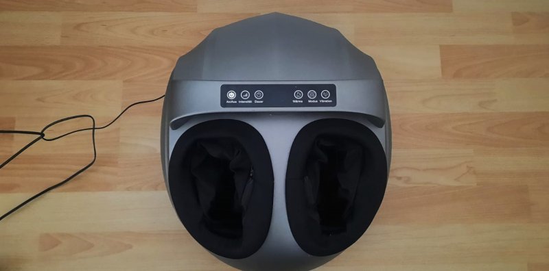 Das Fußmassagegerät aus der Vogelperspektive.