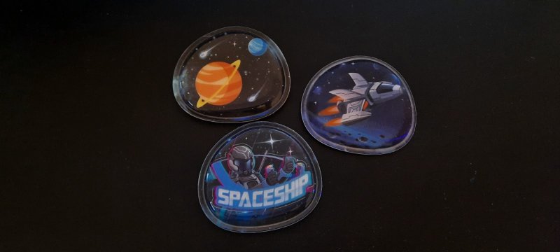 Die Klettsticker des GTM Sets