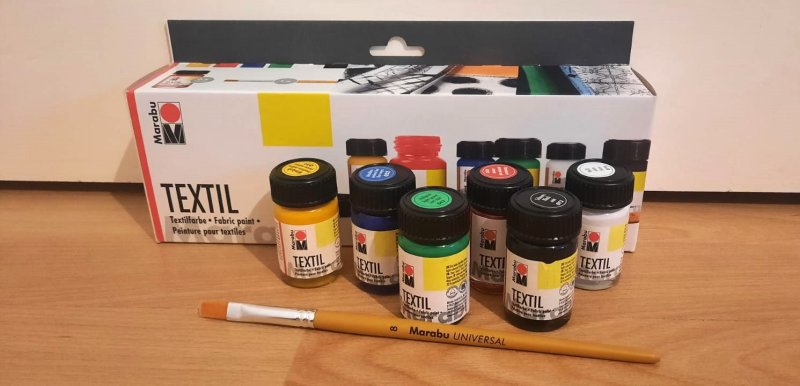 Marabu Textilfarben Starter Set als unser Testsieger.