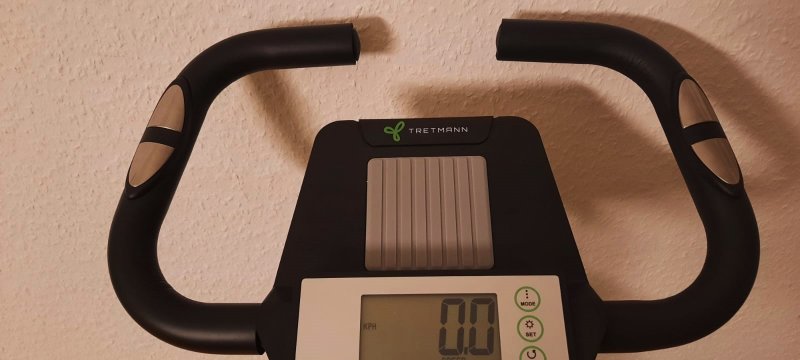 Der Lenker des Heimtrainers.